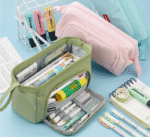 ins Japanese high-value pencil case large-capacity stationery pencil case girl junior high school student stationery bag pencil case boy primary school pencil case junior high school female high school furniture niche high school - Image 2