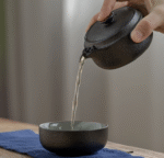 Portable ceramic tea set