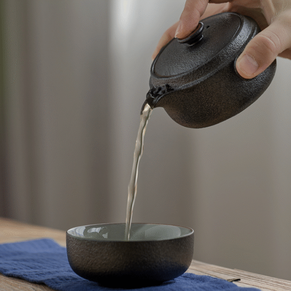 Portable ceramic tea set
