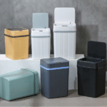Automatic sensing intelligent trash can