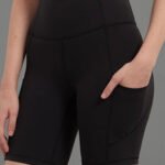 High-Waist Biker Short With Pockets