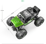 Cross-border children's remote control car climbing car charging remote control car toy alloy remote control off-road vehicle Bigfoot - Image 3