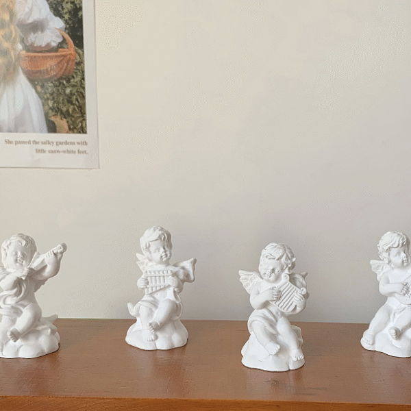 ins style European style ornaments home accessories angel furnishings cupid plaster resin photography photo props