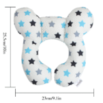 Children's head protection U-shaped pillow stroller fixed head pillow baby car safety seat sleeping head protection neck pillow - Image 5