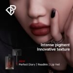 Perfect Diary Weightless Longwear Lip Stain Readme Lip Veil Sheer Matte Ultra Lightweight Lipstick 6 Shades Card-like Design 4g - Image 2