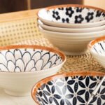 Jiwu Forest Japanese 8-inch Ramen Bowl Bamboo Hat Bowl Household Large Bowl Tableware Large Soup Bowl Instant Noodle Bowl Eating Noodles 4 Pack - Image 8